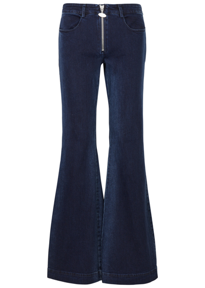 Shop Cannari Concept Flared Jeans In Denim