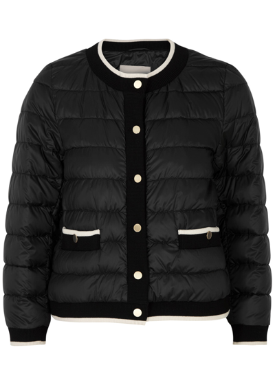 Shop Max Mara The Cube Jackie Quilted Shell Jacket In Black
