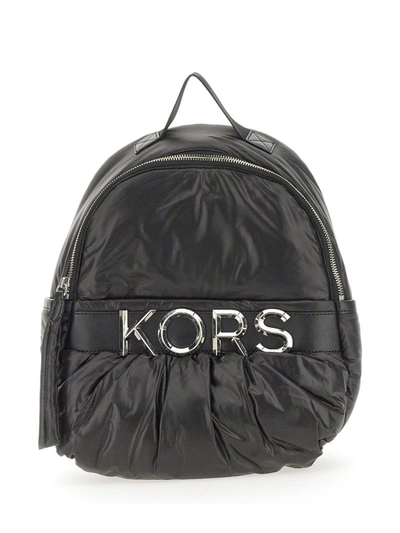 Shop Michael Michael Kors Michael Kors Leonie Backpack In Black