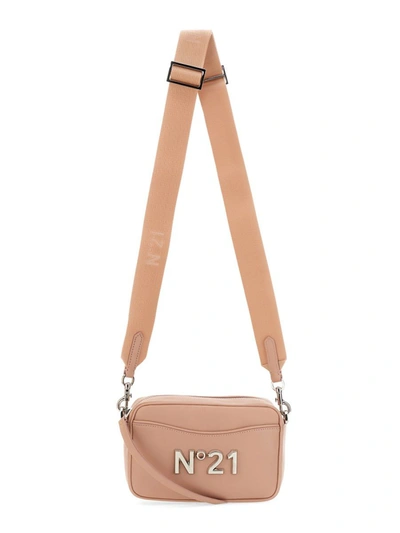 Shop N°21 Logo Plaque Bag In Powder