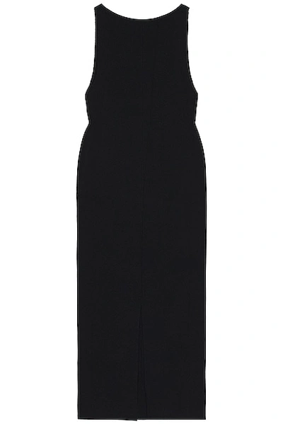 Khaite Black Evelyn Long Dress In Black