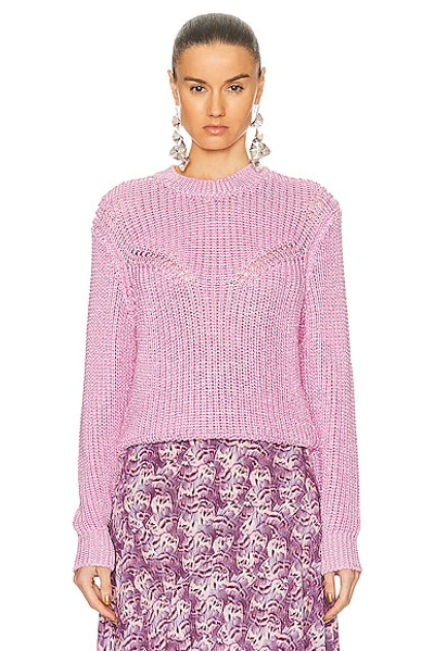 Shop Isabel Marant Yandra Sweater In Light Pink