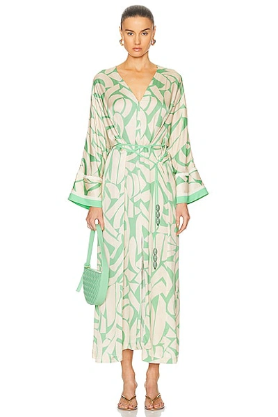 Shop Alexis Giorgia Dress In Green Mirage
