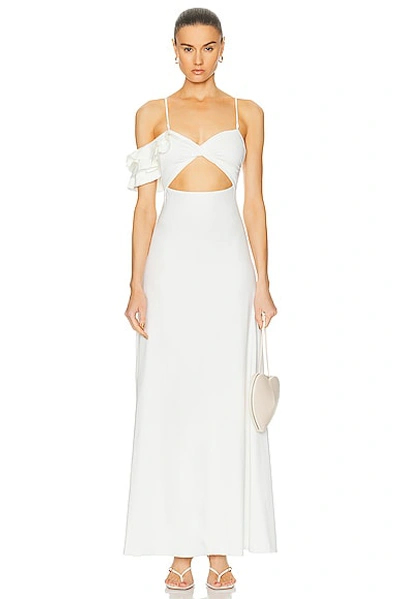 Shop Maygel Coronel Cavalieri Dress In White