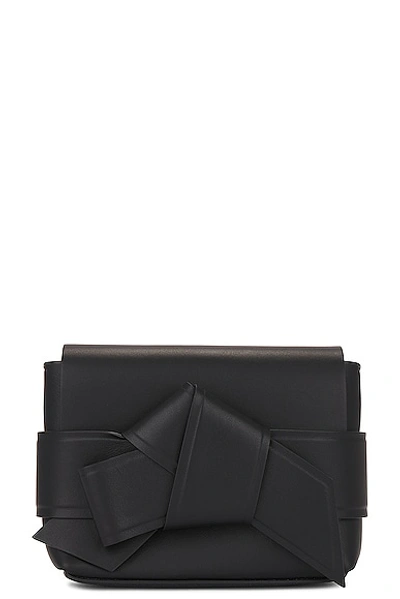 Shop Acne Studios Musubi Wallet Crossbody Bag In Black