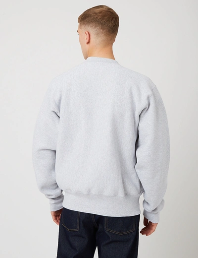 Shop Camber Crew Neck Sweatshirt (12oz) In Grey