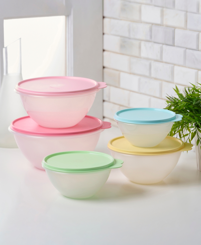 Tupperware Wonderlier 10 Pc Vintage Container Set In Multi
