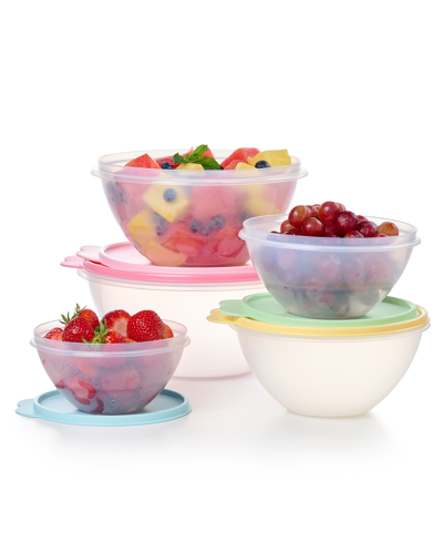 Tupperware Wonderlier 10 Pc Vintage Container Set In Multi