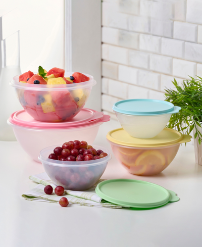 Tupperware Wonderlier 10 Pc Vintage Container Set In Multi