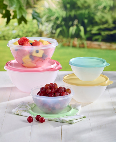 Tupperware Wonderlier 10 Pc Vintage Container Set In Multi