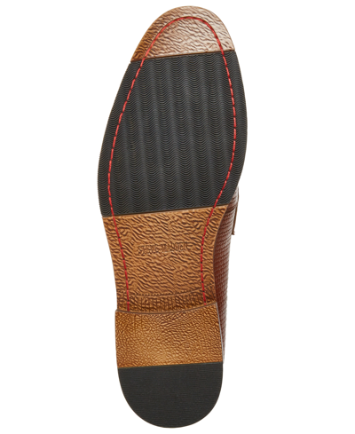 Steve Madden Men's Tarin Woven Vamp Penny Loafer In Tan