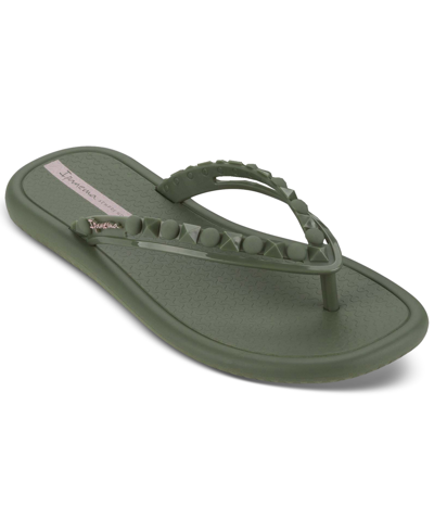 Shop Ipanema X Shakira Sol Ad Slip-on Flip-flop Sandals In Green,pink