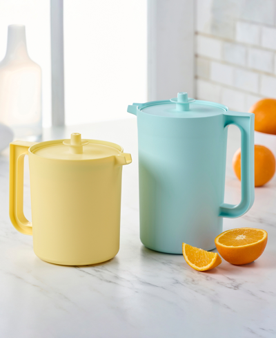 Tupperware Heritage 1.5 Qt And 2 Qt Vintage 2 Pack Pitcher Set In Multi