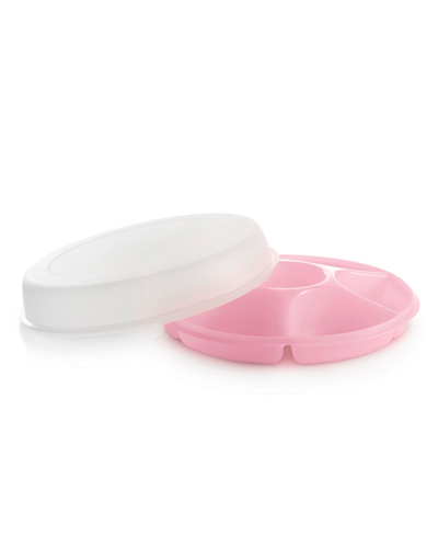 Tupperware Heritage 7.5 Cups Vintage Serving Center In Pink