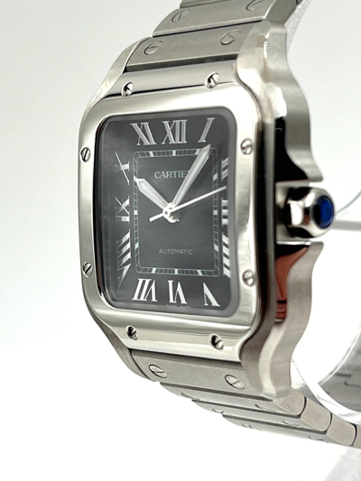 Pre-owned Cartier Santos Green Dial Medium Size Wssa0061 Unworn 2023