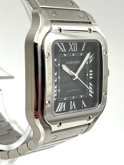 Pre-owned Cartier Santos Green Dial Medium Size Wssa0061 Unworn 2023