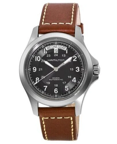 Pre-owned Hamilton Khaki Field King Watch H64455533 In Box With Tags