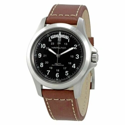 Pre-owned Hamilton Khaki Field King Watch H64455533 In Box With Tags