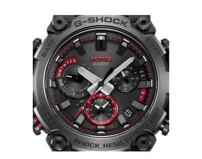Pre-owned Casio G-shock Mtgb3000bd Mt-g Chrono Black/red Watch Mtgb3000bd-1a