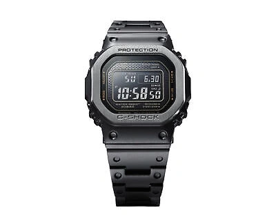 Pre-owned Casio G-shock Gmwb5000mb Digital Matte Black Full Metal Watch Gmwb5000mb-1