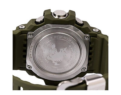 Pre-owned Casio G-shock Gw9400 Rangeman Khaki Digital Resin Watch Gw9400-3