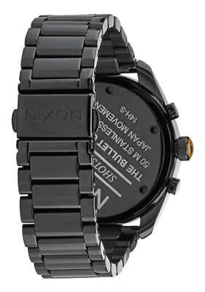 Pre-owned Nixon Unisex Watch A366-1616-00 Bullet Chrono , 42 Mm