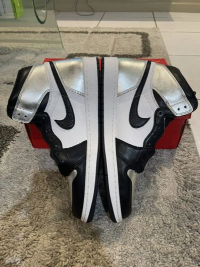 Pre-owned Jordan Nike Air  1 Retro High Silver Toe (w) Cd0461-001 Women 14.5 / Men 13
