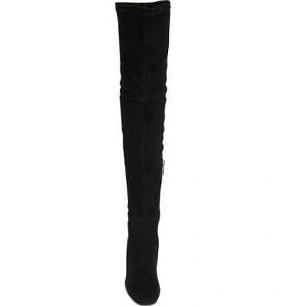 Pre-owned Aquatalia $895 -  Barbera Otk Stretch Suede Weatherproof Boot In Black Size 9