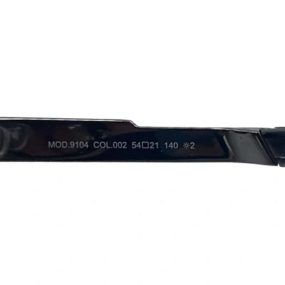 CAZAL Pre-owned Sunglasses  9104 002 54 21 140 Black Gunmetal Grey Gradient Lens 100% Authe