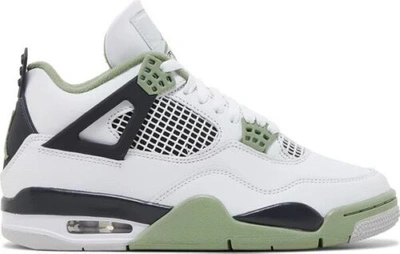 Pre-owned Jordan Wmns Air  4 Retro 'seafoam' Women's Size 7 - 12 Aq9129-103 Ds Nike In Green