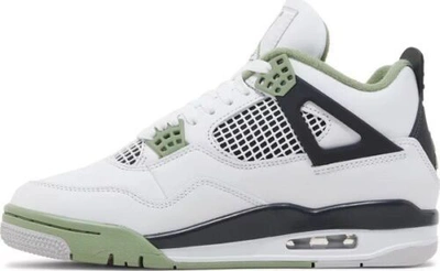 Pre-owned Jordan Wmns Air  4 Retro 'seafoam' Women's Size 7 - 12 Aq9129-103 Ds Nike In Green