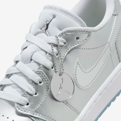 Pre-owned Jordan Nike Air  1 Low Nrg Golf Gift Giving Silver Fd6848-001 Us Men's Us 7-12