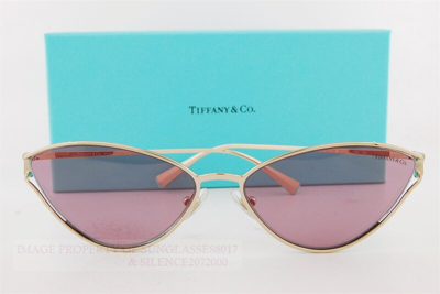 Pre-owned Tiffany & Co Brand . Sunglasses Tf 3095 6194ak Gold/pink For Women