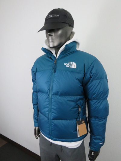 Pre-owned The North Face Mens  1996 Retro Nuptse 700-down Insulated Jacket Blue Coral In Pink