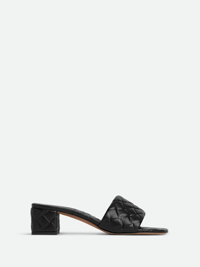 Shop Bottega Veneta `amy` Sandals In Black  