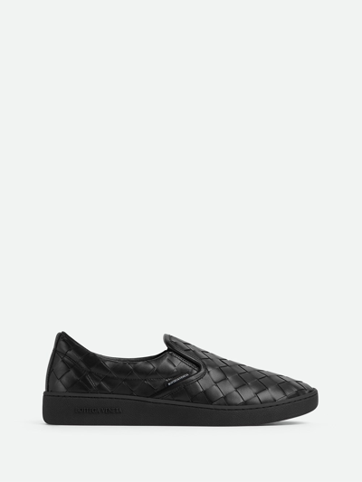 Shop Bottega Veneta `sawyer` Sneakers In Black  