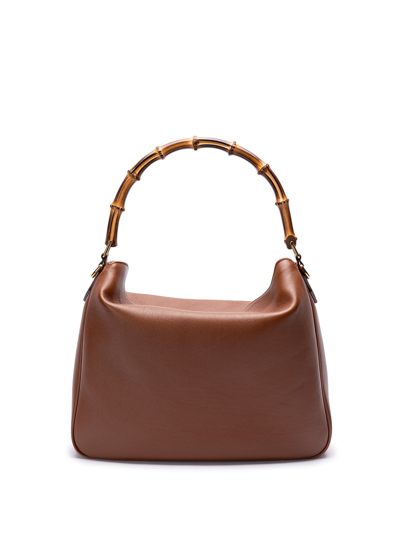 Shop Gucci Diana` Large Shoulder Bag In Brown