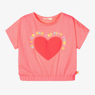 Shop Billieblush Girls Neon Pink Jersey T-shirt