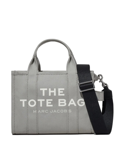 Shop Marc Jacobs The Small Tote In Gray