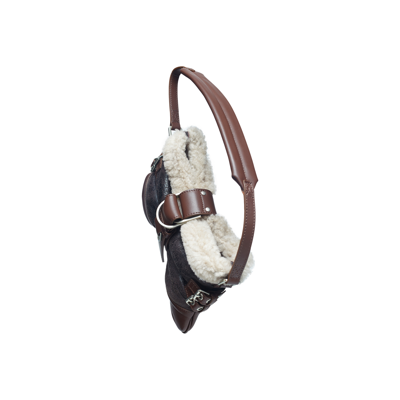 Blumarine Butterfly Mini Leather Shoulder Bag In Brown