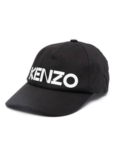 Shop Kenzo Cappello  Graphy In Black