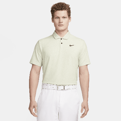 Shop Nike Men's Dri-fit Tour Golf Polo In Green