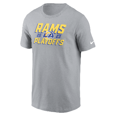 Shop Nike Los Angeles Rams 2023 Nfl Playoffs  Men's Nfl T-shirt In Grey
