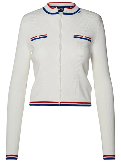 Shop Gcds Cardigan Padded In White