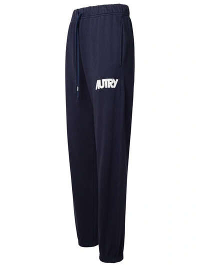 Shop Autry Blue Cotton Pants