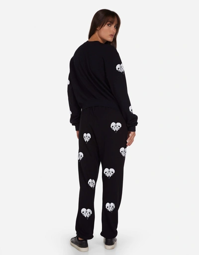 Shop Lauren Moshi Spalding Skull Heart In Black