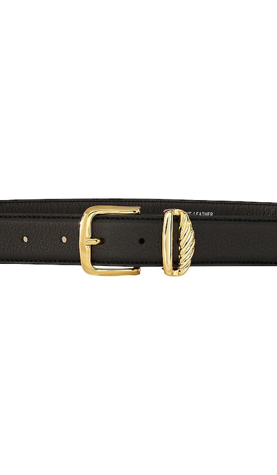 Shop Aureum Black & Gold French Rope Belt