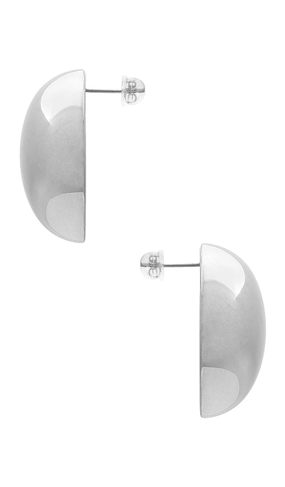 Shop Amber Sceats Lola Earring In Metallic Silver