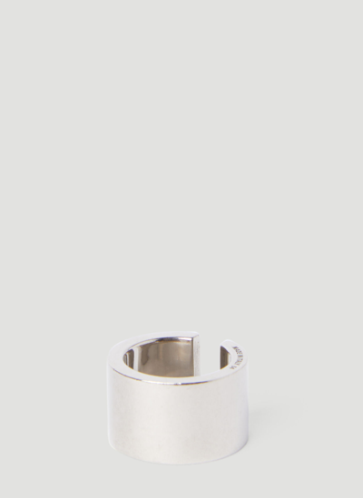 Shop Balenciaga Garage Ring In Silver