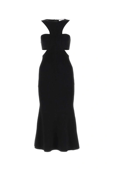 Shop Alexander Mcqueen Long Dresses. In Black